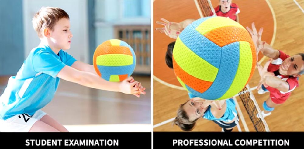 Перфектната цветна топка за волейбол