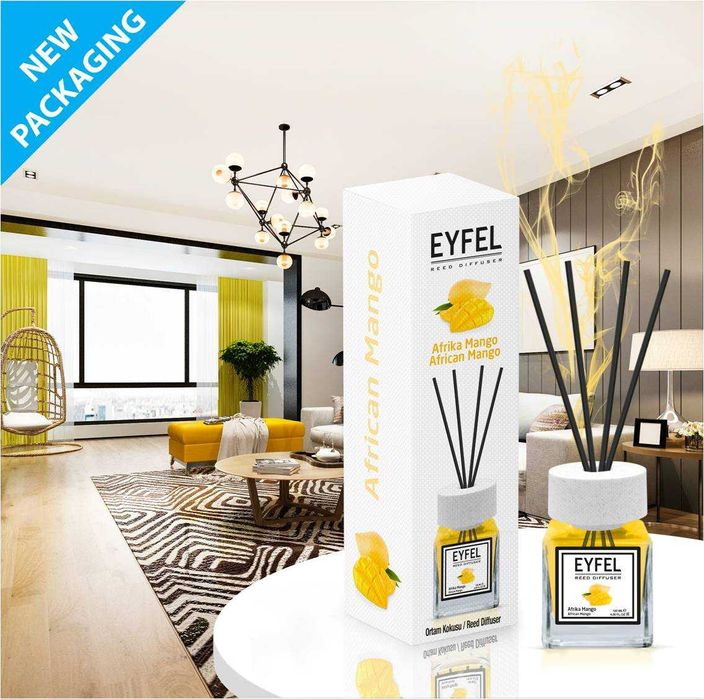 Odorizante de camera Eyfel sticla patrata