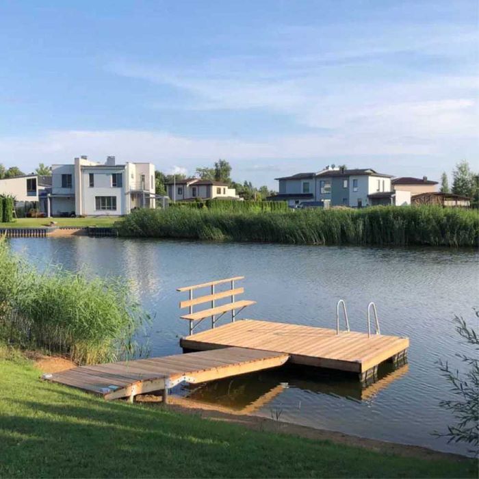 Ponton modular platforma + zona parcare jetski si pasarela