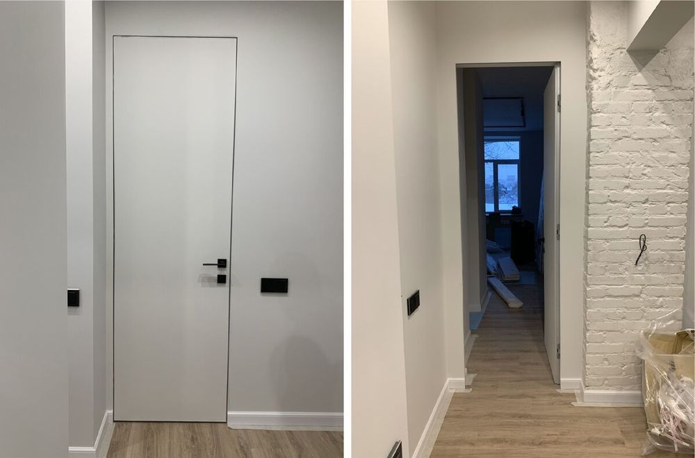 Invisible двери скрытого монтажа