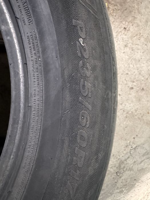 Продам шины nexen Nfera RU5 235/60/17