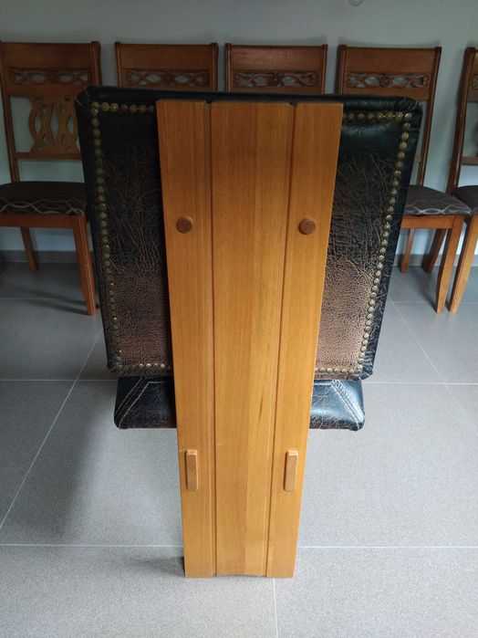 Стул (Массив/Кожа)