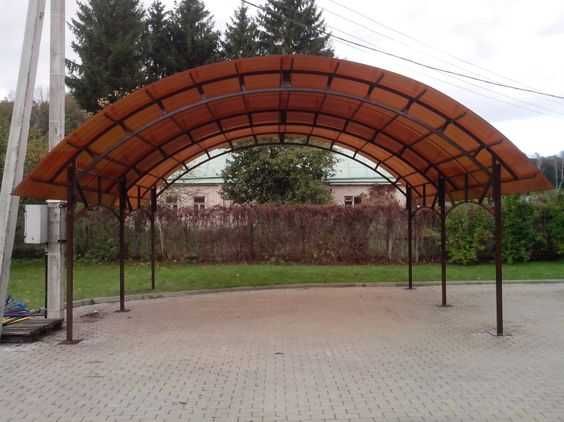 Сотовый поликарбонат Woggel бронза 10мм, в рассрочку и с монтажом!