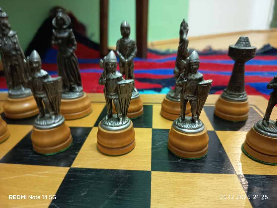 Tablă șah din alamă