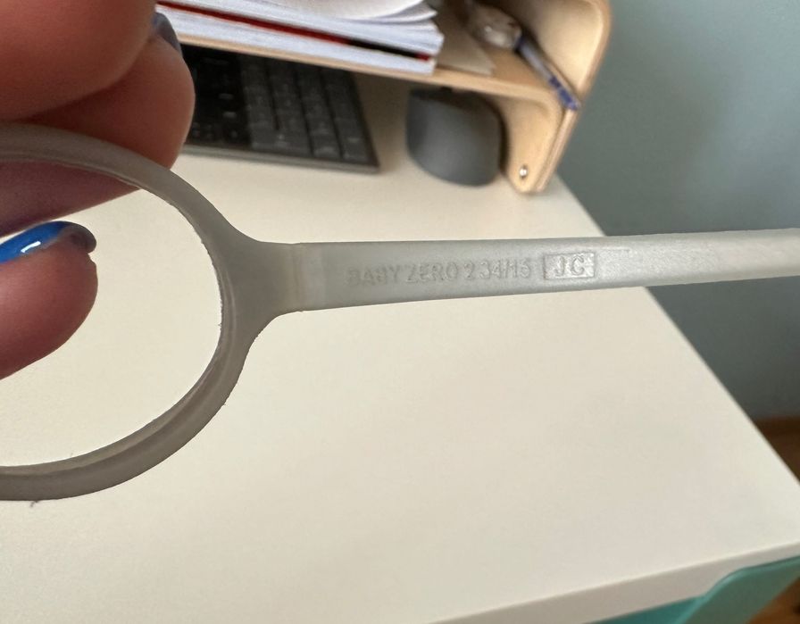 Rame ochelari atraumatice Miraflex Baby Zero 2 34/15 112 mm Clear Grey