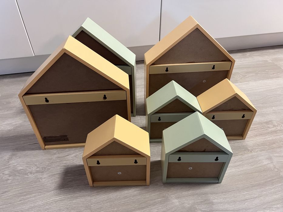 Vand casute din lemn pentru decor