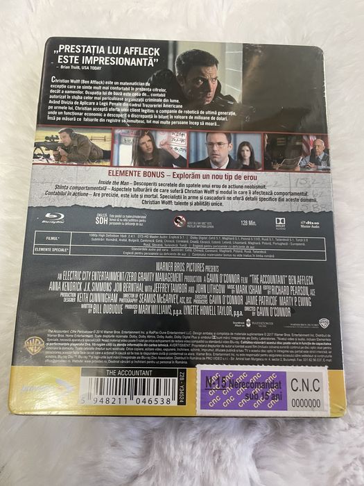 Blu-ray The Accountant steelbook