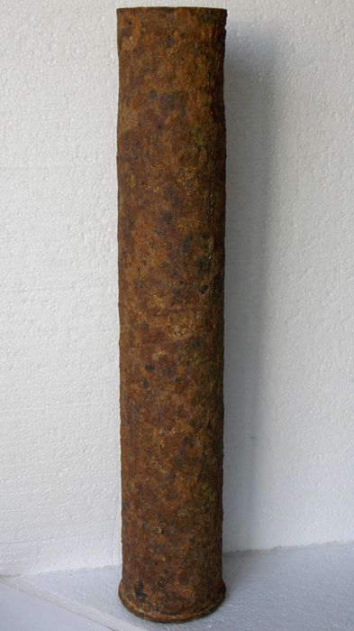 Tub proiectil 57 cm tun Flak cal. 88 german nazist ww2 militar razboi