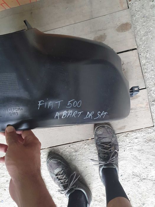 carenaj roata dreapta spate fiat 500 abarth