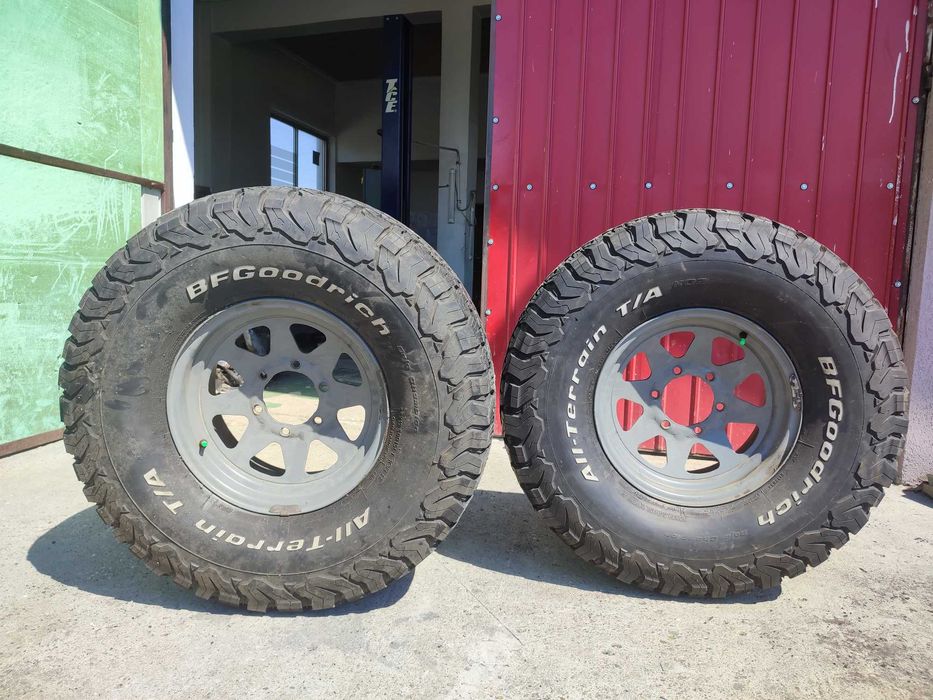 Set 4 Roti Complete Off-Road 33x12.50 R15 BFGoodrich AT KO2 Jante Nissan 6x139.7 / Toyota / Mitsubishi / Nissan