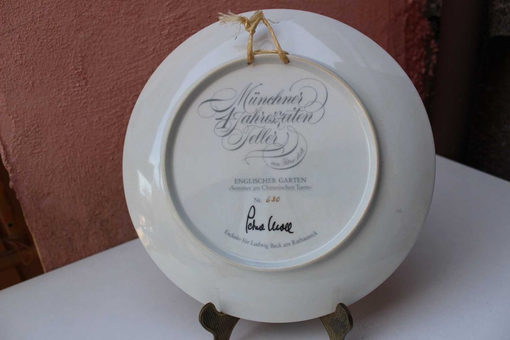 Set 2 farfurii anotimpuri HUTSCHENREUTHER Petra Moll, editie limitata