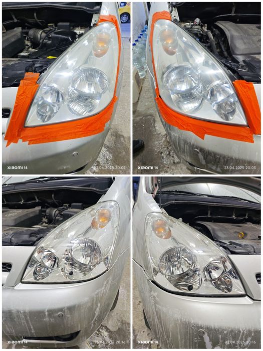 Полиране на фарове,стопове, автомобили.