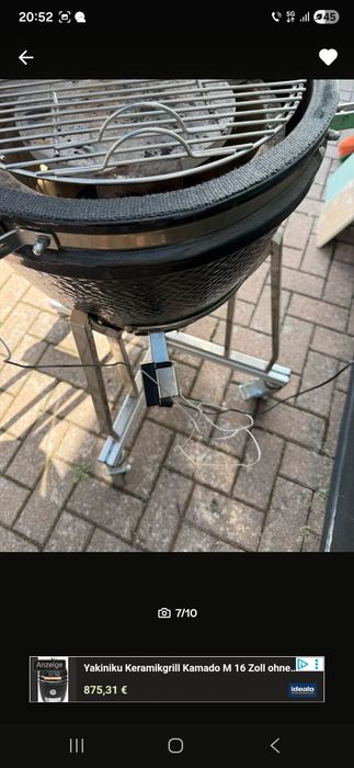 Gratar ceramic Kamado, Smooker