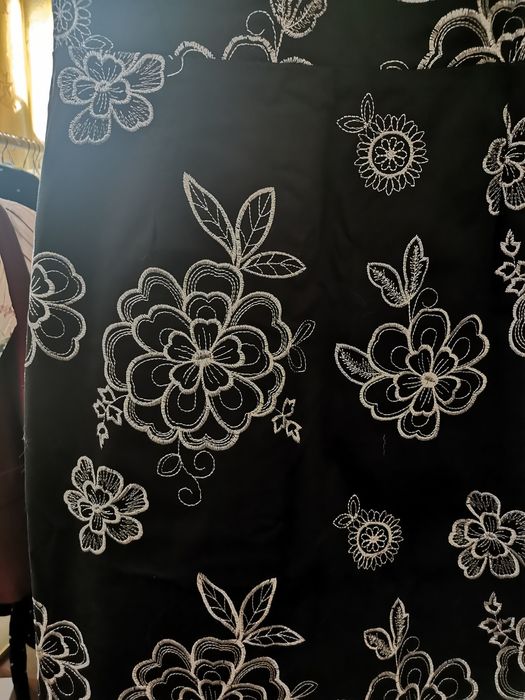 Rochie de ocazie cu broderie argintiu