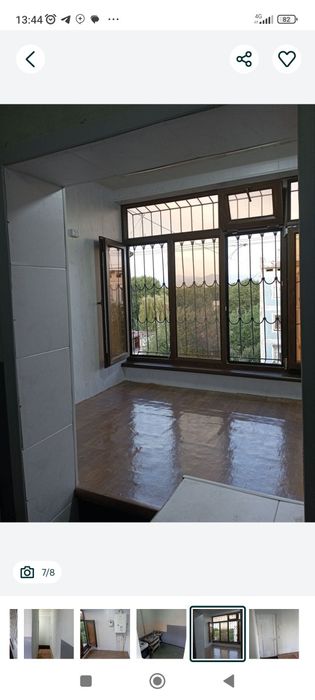 Kvartira 1 xonali arendaga chinarada kanechkada