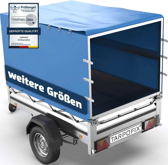 Prelată pentru remorcă, prelată înaltă,   inclusiv frânghie de prelată