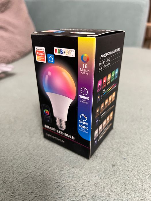Bec LED inteligent RGB +CCT WIFI