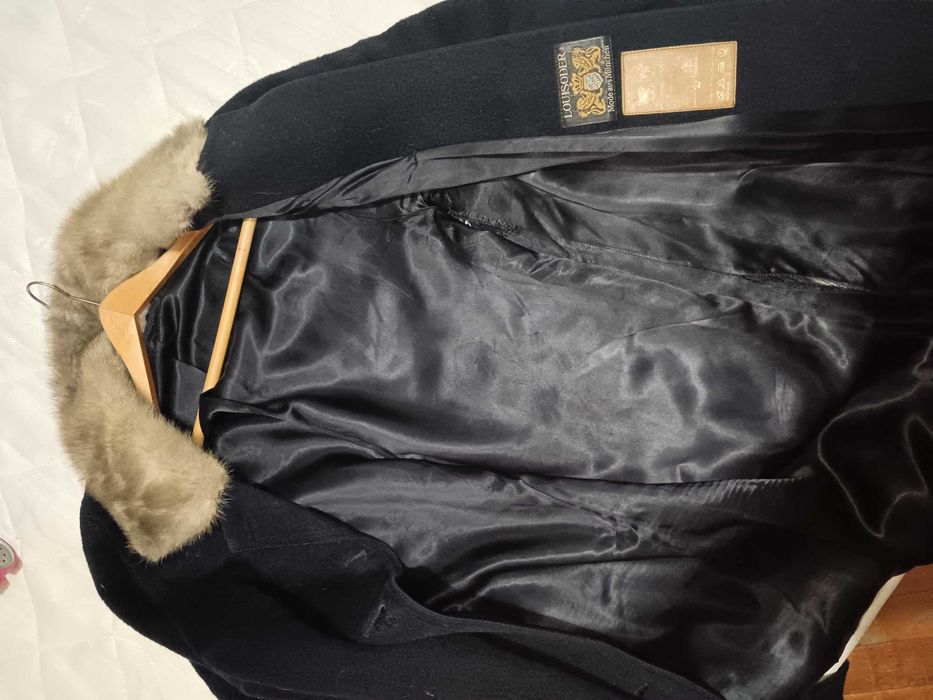 Палто от вълна и кашмир