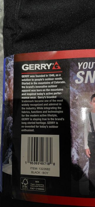 Комбинезон тёплый. Фирмы Gerry. Из Америки на 14-16 лет