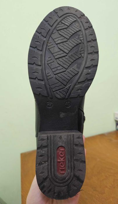 Cizme de piele naturală Rieker