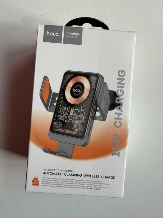 Suport telefon auto cu incarcare wireless