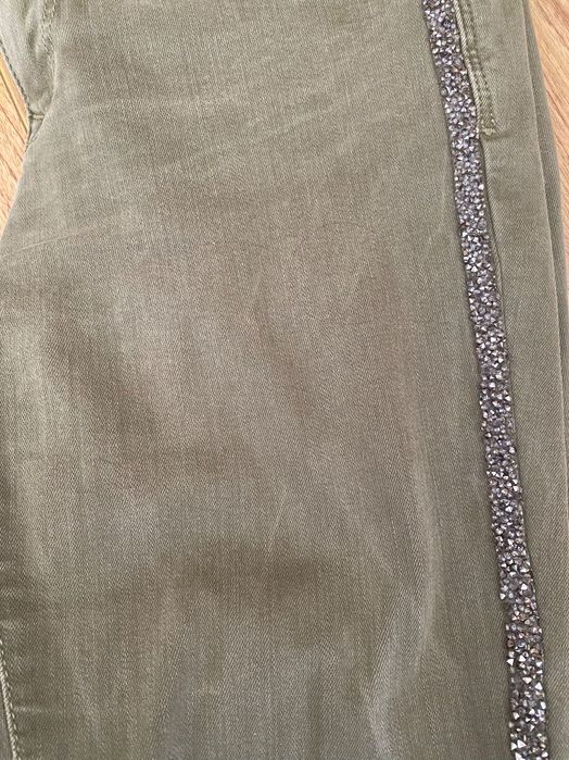 Blugi verzi / kaki Zara