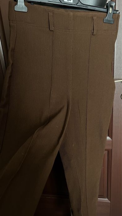 Pantaloni leggings vintage cu talie inalta