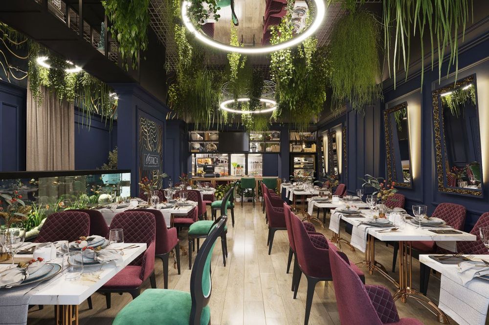 дизайн интерьер  ресторан кафе магазин