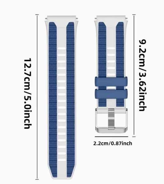 Curea silicon Huawei GT1 GT2,GT3,GT4,GT5,GT6,Ultimate  22 mm