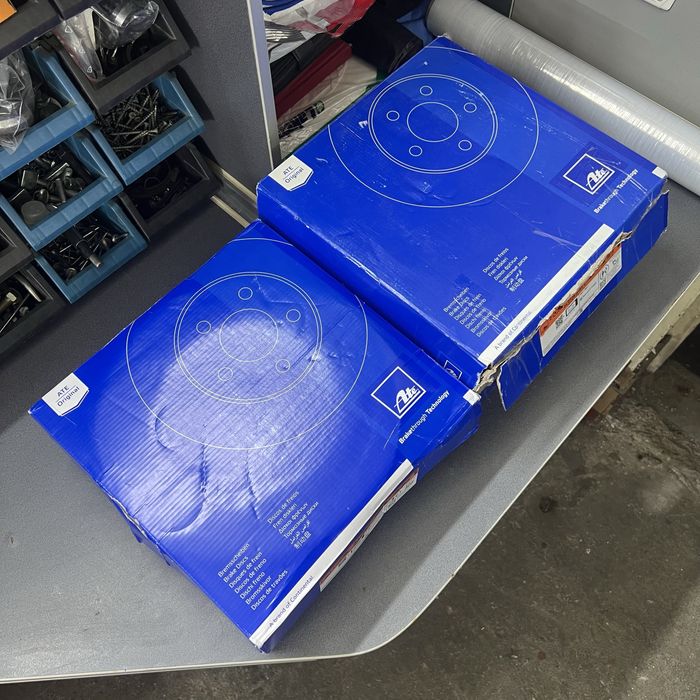 Новые диски ATE bmw e34 540 бмв е34