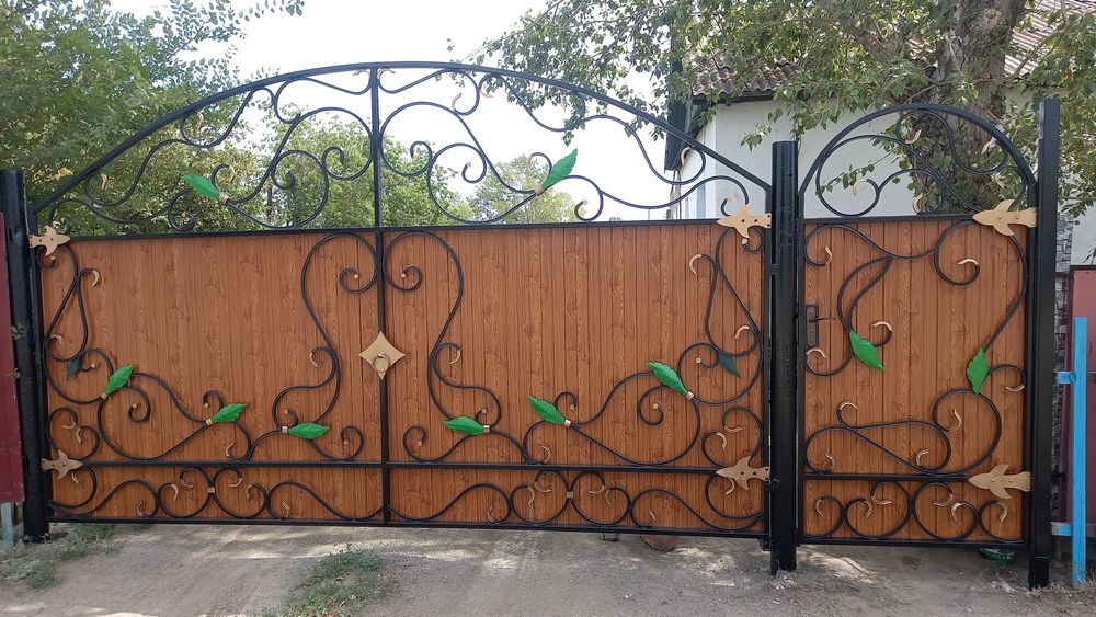 Кованные  ворота  ручная работа