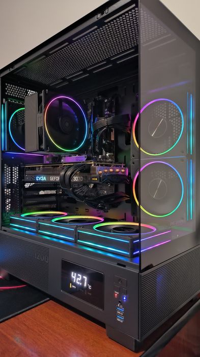 PC Gaming Ryzen 5 7500F/RTX 3070/16GB RAM/2TB SSD/1200W 80+ Platinum