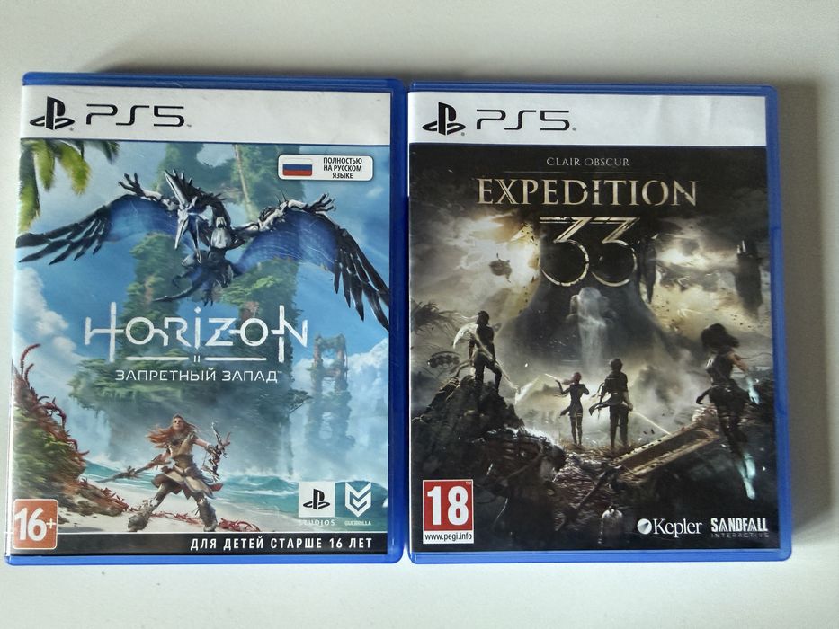 Игры для ps5 Horizon forbidden west, Clair Obscur