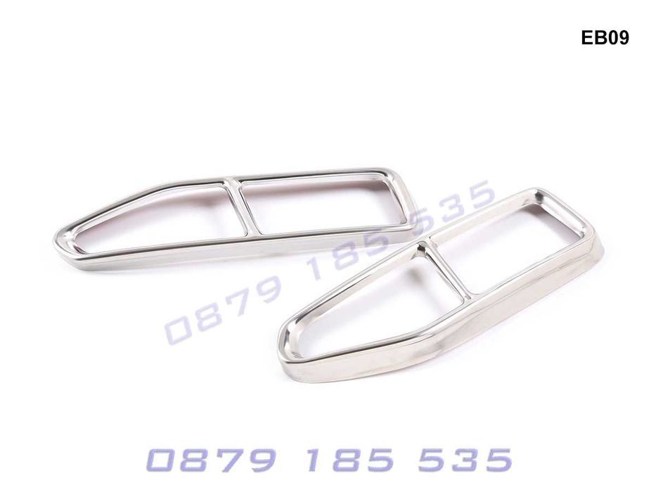 Двойни стикери накрайници BMW 7 G11 G12 лепенки ауспух бмв г11 г12