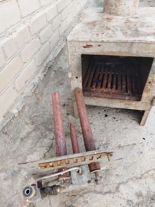 Пеш сатылады газ жанарғысымен.