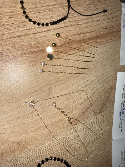 Vand cercei, colier si bratara aur