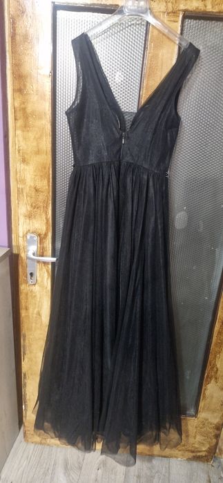 Rochie elegantă de seară – neagră, mărimea S-M