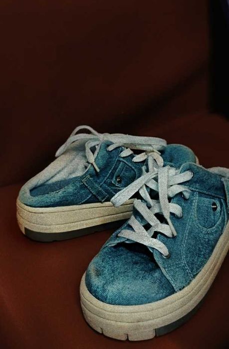 Teniși slip-on denim