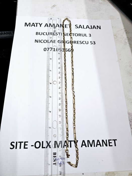 Vand lantic din aur 14 k 7.85 g cod 1001
