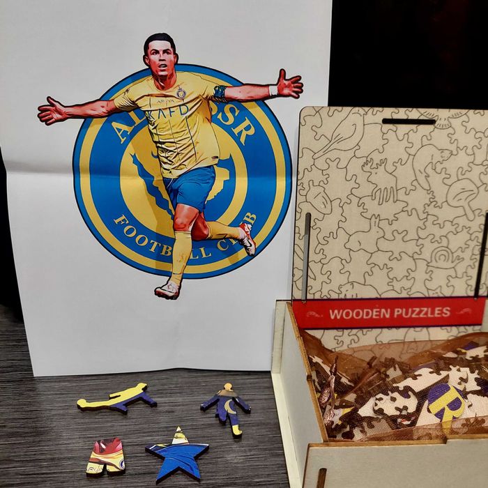 Пъзел дървен различни животни