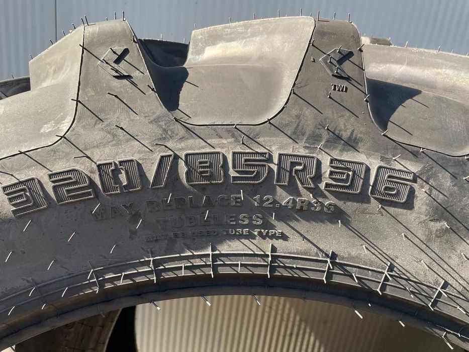 320/85R36 Ori 12.4-36 Anvelope Radiale cu protectie janta Cauciucuri