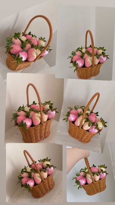 Клубника в шоколаде, букеты 24/7