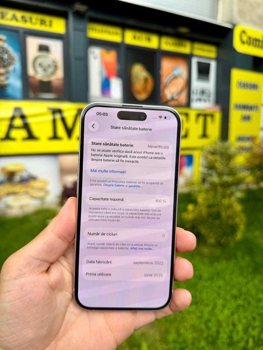 iPhone 15 / 128GB / Roz / Baterie 100%  - Impecabil