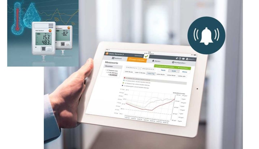 testo Saveris 2-H1 - WiFi-логгер температуры и влажности с оповещением