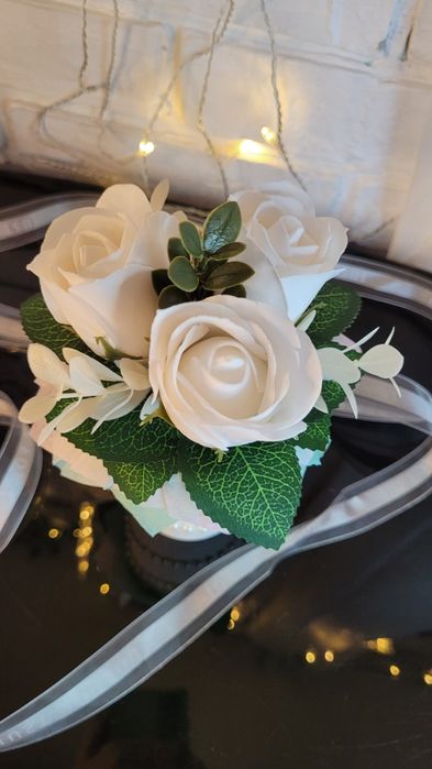 Букет из мыльных роз