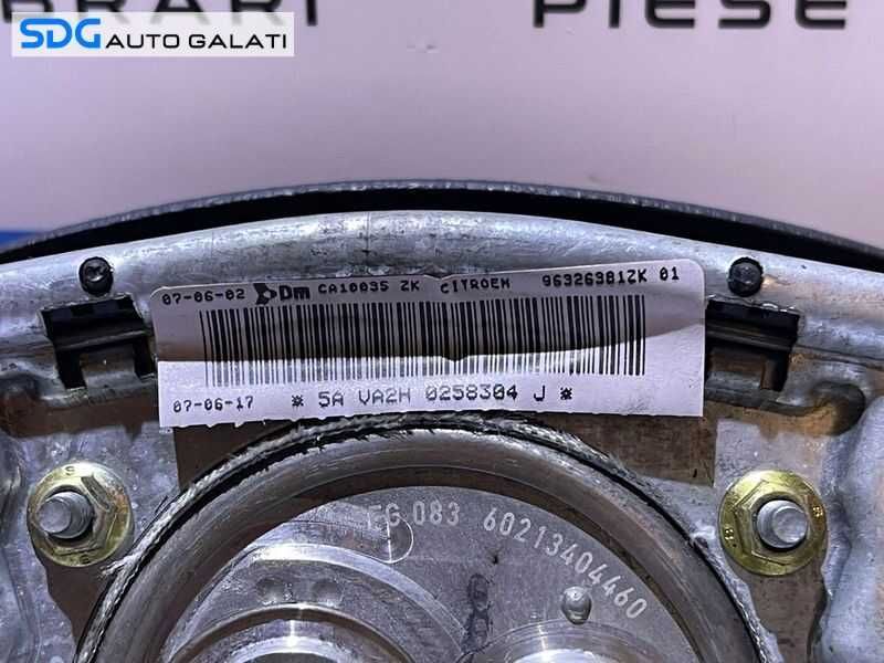 Airbag Volan Citroen C5 2001 - 2008 Cod 96326381ZK