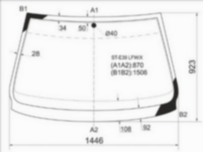 Стекло лобовое Bmw 520