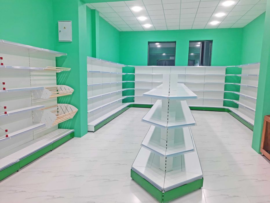 Торговое оборудование для магазина, стеллаж, прилавок витрина alto