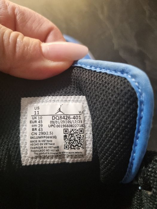 AIR Jordan 1 Mid University Blue mar 45