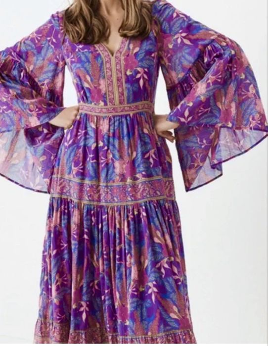 Rochie Spell, din bumbac, masura L